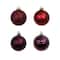 40 Pack 2" Berry Solid & Glitter Shatterproof Ball Ornaments by Ashland®